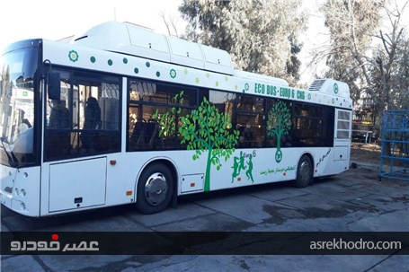 آزمون عملی اتوبوس گازسوز Euro۶ آذهایتکس در تهران آغاز شد