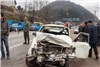تصادف سنگین پژو و پیکان در سوادکوه