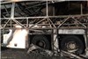 آتش گرفته اتوبوس مدرسه در ایتالیا