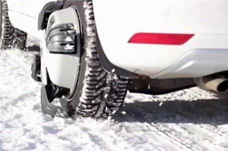 اختراعی برای رانندگی در برف بدون زنجیر چرخ