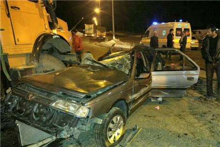 تصادف در محور ایرانشهر-بم ۴ کشته برجای گذاشت