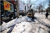 بازگشایی خیابان‌های اصلی رشت پس از بارش برف