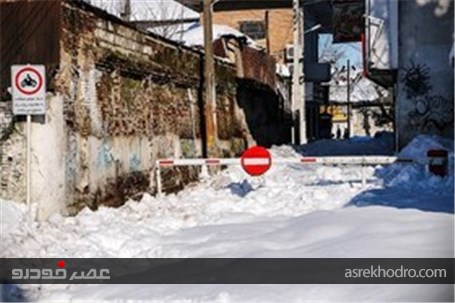 بازگشایی خیابان‌های اصلی رشت پس از بارش برف