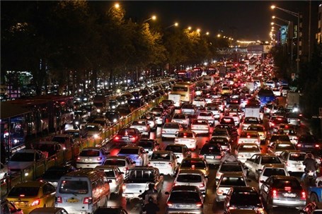 ترافیک سنگین محدوده چیتگر به آزادگان