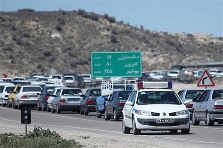 ترافیک سنگین در محور قزوین ـ کرج