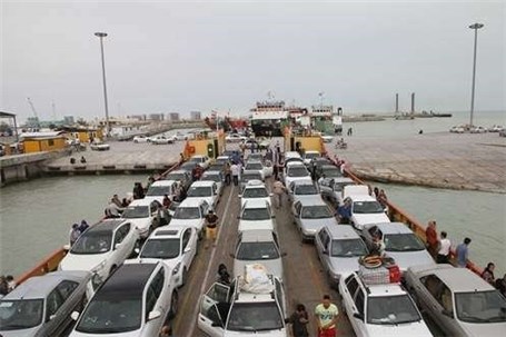 اعلام نرخ کرایه حمل خودرو و مسافر به جزیره کیش - اسفند 95