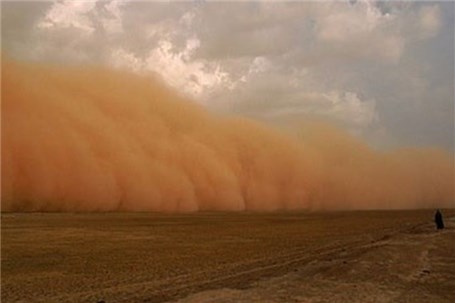 توفان شن جاده ریگان - ایرانشهر را بست