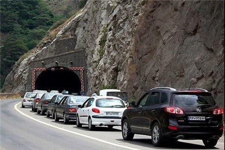 ترافیک سنگین در آزادراه رشت-قزوین