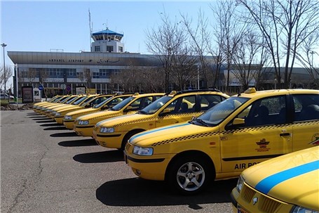 تجدید نظر در سهمیه سوخت تاکسی‌های بنزین سوز شاغل در فرودگاه امام