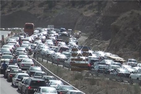 ترافیک نیمه سنگین تمامی محورهای خروجی تهران