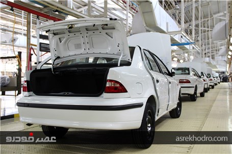 گزارش تصویری خط تولید سمند در شرکت صنایع خودروسازی فردا