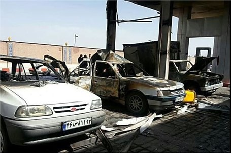 انفجار خودرو در جایگاه‌ سوخت صولان قلعه‌گنج تلفات جانی نداشت