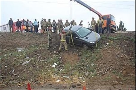 ۶ کشته بر اثر برخورد ۲ خودرو در کهنوج
