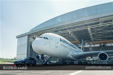 پورشه کاین، ایرباس A380 را بکسل کرد+تصاویر