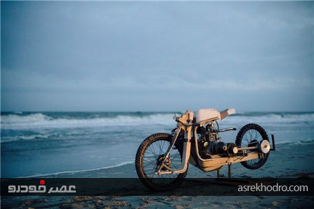 موتورسیکلتی که با روغن جلبک کار می‌کند+تصاویر
