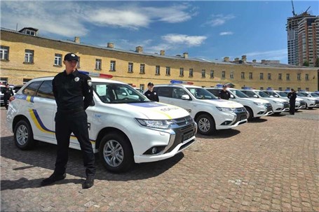 635 دستگاه میتسوبیشی هیبریدی در ناوگان پلیس اوکراین
