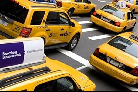 رابطه رنگ تاکسی و تصادف +عکس