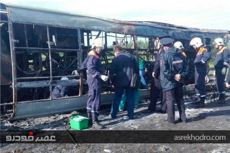 13 کشته در تصادف اتوبوس در روسیه