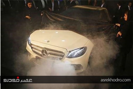 مرسدس بنز E200 نیوفیس در نمایشگاه خودرو شیراز