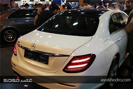 مرسدس بنز E200 نیوفیس در نمایشگاه خودرو شیراز