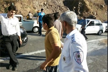 واژگونی خودرو حامل افاغنه در کرمان یک کشته و ۹زخمی برجای نهاد