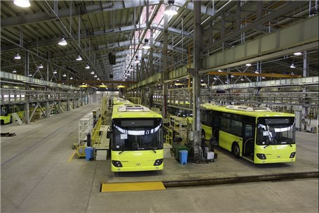 تولید اتوبوس در 2 شرکت متوقف شد