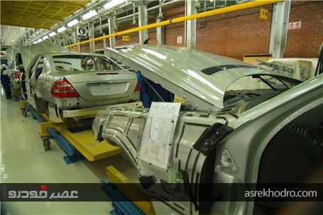 گزارش تصویری از خط تولید بنز در ایران