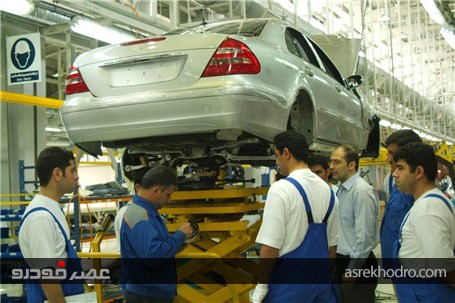 گزارش تصویری از خط تولید بنز در ایران