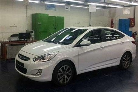 The first Hyundai Accent was produced in Iran