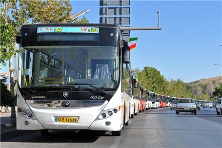 آغاز بهره‌برداری از 130 دستگاه اتوبوس ایران خودرو دیزل در شهر شیراز