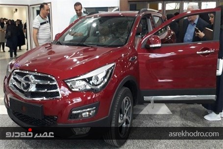 خودروی جدید هایما S۵ جهت نمایش به نمایندگی‌های ایران‌خودرو آورده شد