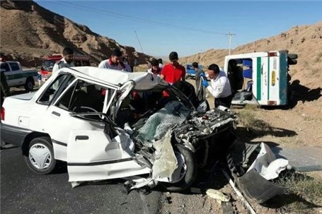 حادثه رانندگی در آزادراه قزوین - رشت یک کشته برجای گذاشت