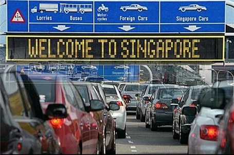 ورود اتومبیل اضافی به سنگاپور ممنوع شد