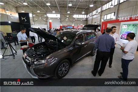 گزارش تصویری از حضور میتسوبیشی در نمایشگاه خودرو تبریز