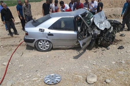 تصادف در جاده پلدختر - خرم‌آباد 3 کشته و 2 مجروح برجای گذاشت