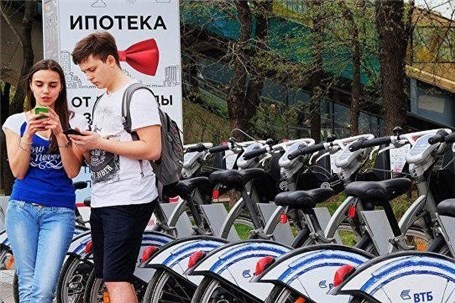 استقبال روس‌ها از دوچرخه‌های اجاره ای برای حمل و نقل درون‌شهری