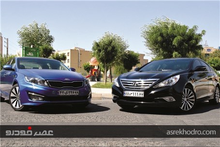 مقایسه فنی Kia Optima TF و Hyundai Sonata YF مدل 2014 در بازار دست دوم؛ رقابت در مرز 140 میلیون