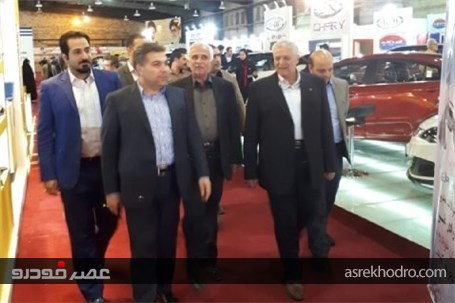 گزارش تصویری بازدید رئیس هیات مدیره گروه سایپا از نمایشگاه خودرو یزد