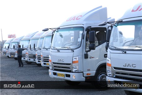 تحویل 20 دستگاه کامیونت جک به مشتریان