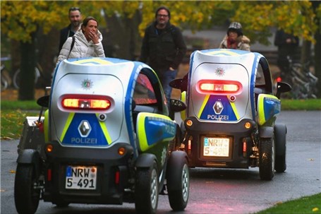 خودروهای الکتریکی پلیس آلمان +عکس