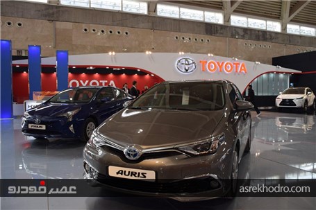 گزارش تصویری از حضور خودروهای تویوتا و لکسوس در نمایشگاه خودرو تهران