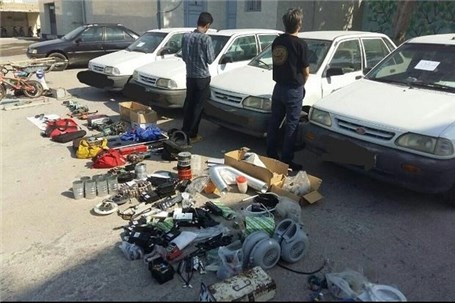 باند سارقان خودرو و موتورسیکلت در شیراز منهدم شد