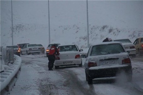 افزایش تصادف‌های خسارتی در شهر تهران به دلیل بارش برف
