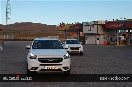 تور خودرویی چری تیگو7 در آستانه ورود به کشور آذربایجان