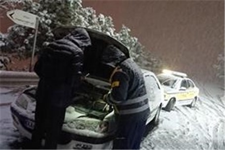 امدادرسانی به 600 حادثه دیده در محورهای برفی مازندران