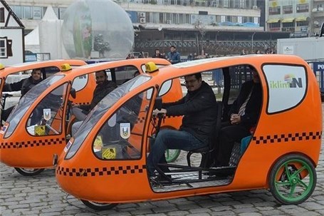 راه‌اندازی تاکسی دوچرخه‌ها در ترکیه