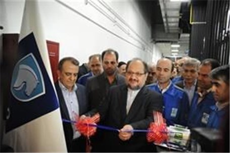 افتتاح خط رباتیک سالن رنگ ایران خودرو