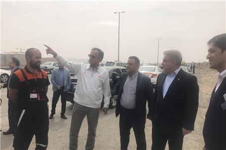 بازدید مدیرعامل گروه خودروسازی سایپا از پایگاه های ثابت و سیار امدادی مسیر تهران -قم
