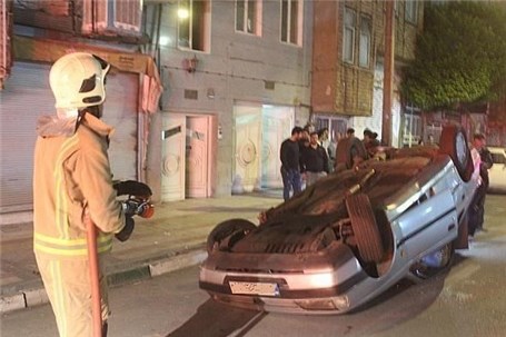 واژگونی خودرو در پارس آباد یک کشته و ۲ مصدوم برجای گذاشت