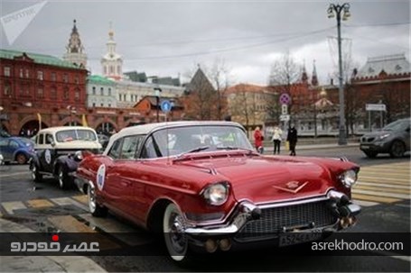 رالی خودروهای کلاسیک در مسکو +تصاویر